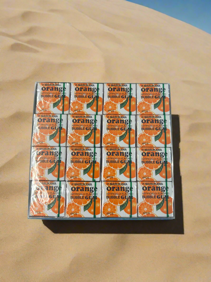 Marukawa Orange Bubble Gum Box