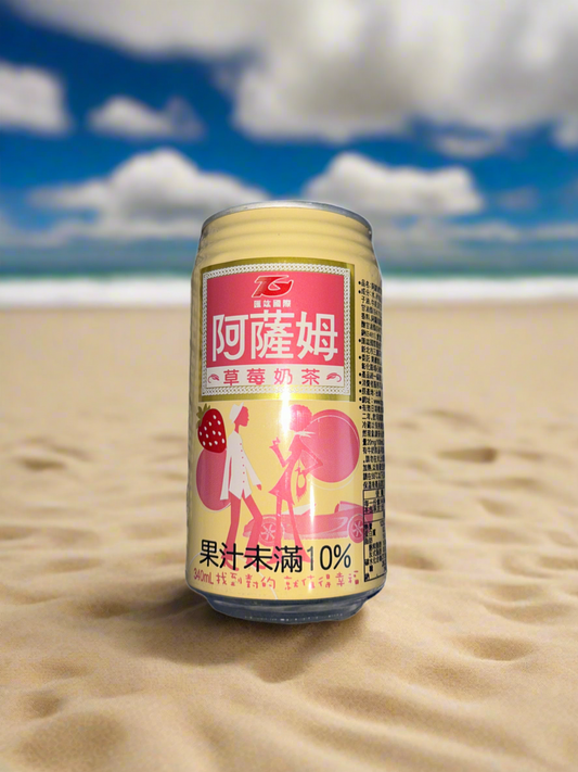 Assam Strawberry Milk Tea 11.5 fl. oz.