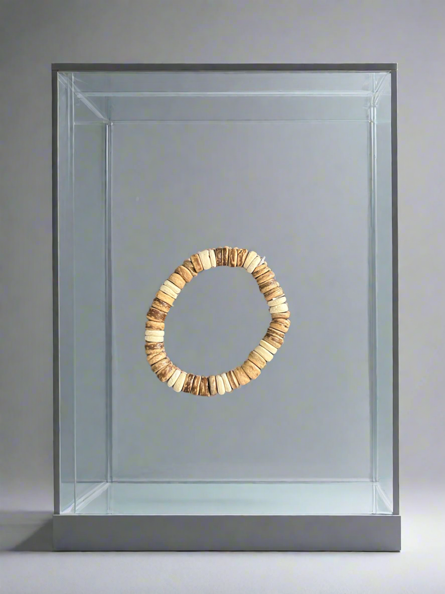 Brown and tan bracelet