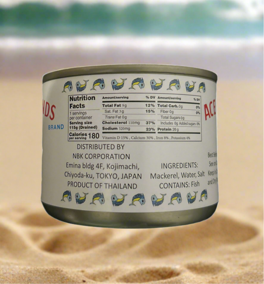Ace of Diamonds Mackerel 6.7oz