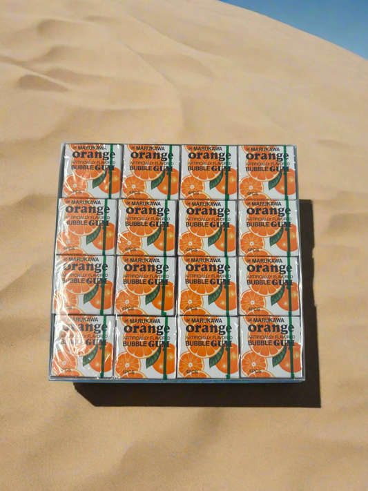 Marukawa Orange Bubble Gum Box