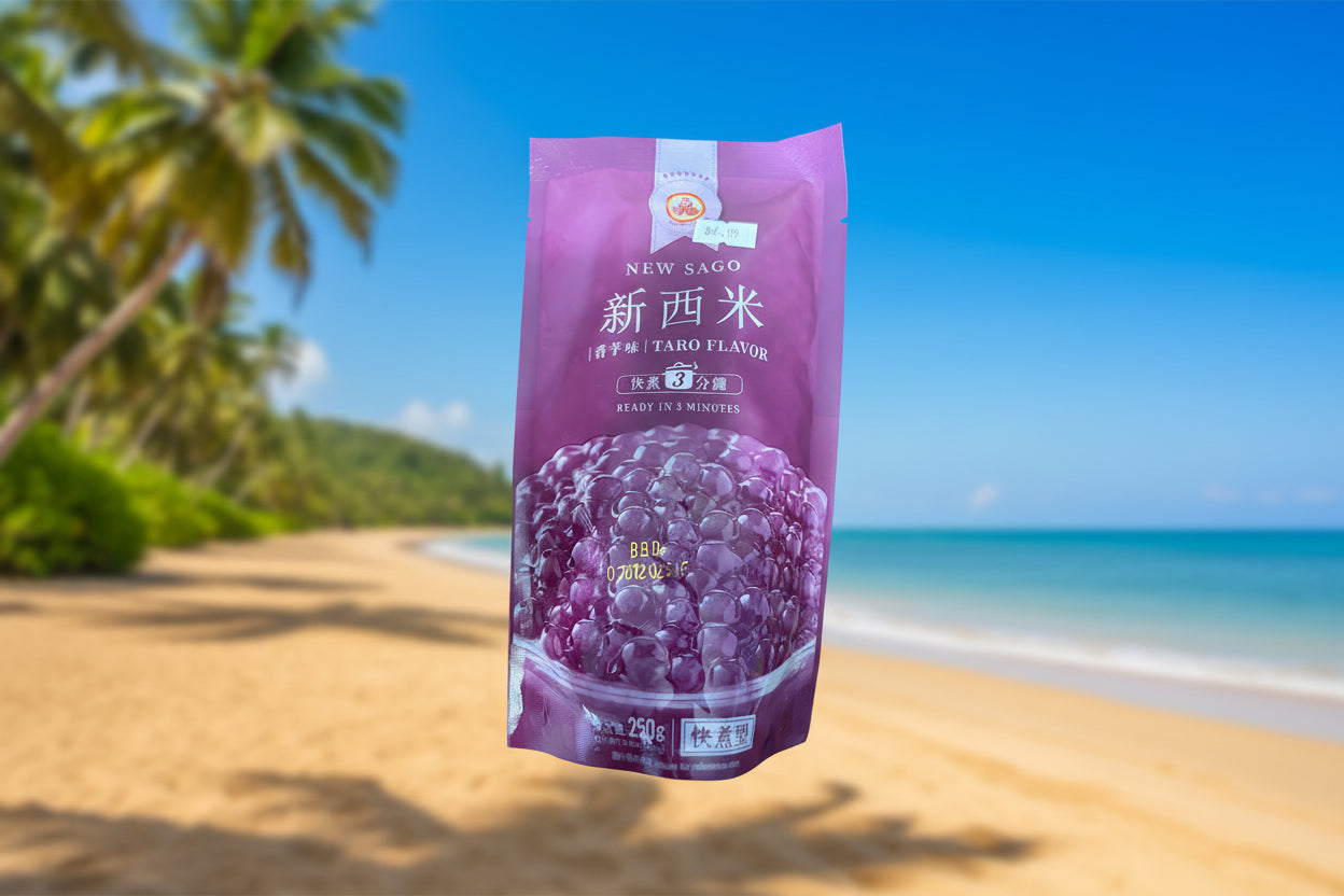 Tapioca Pearl Taro Flavor