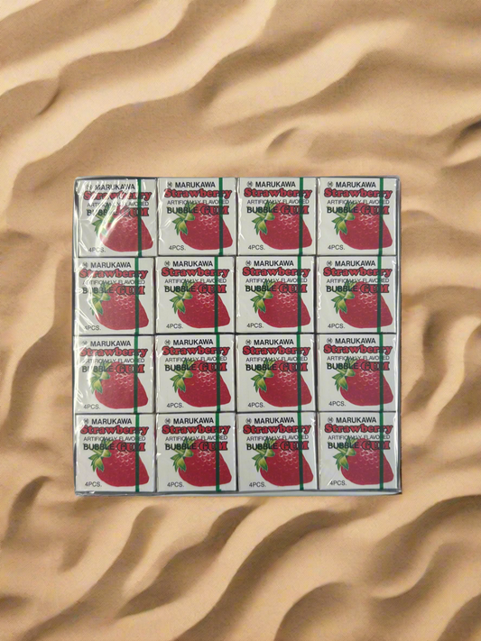 Marukawa Strawberry Bubble Gum Box