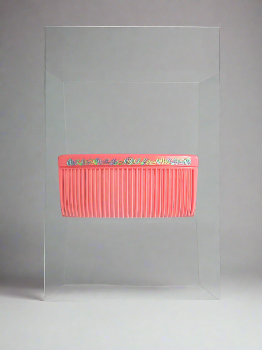 Hair comb (pink)