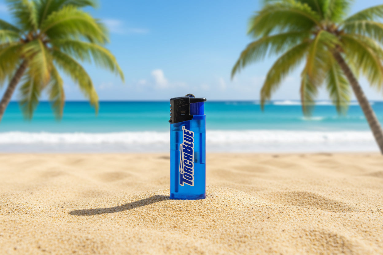 Turbo blue Lighter