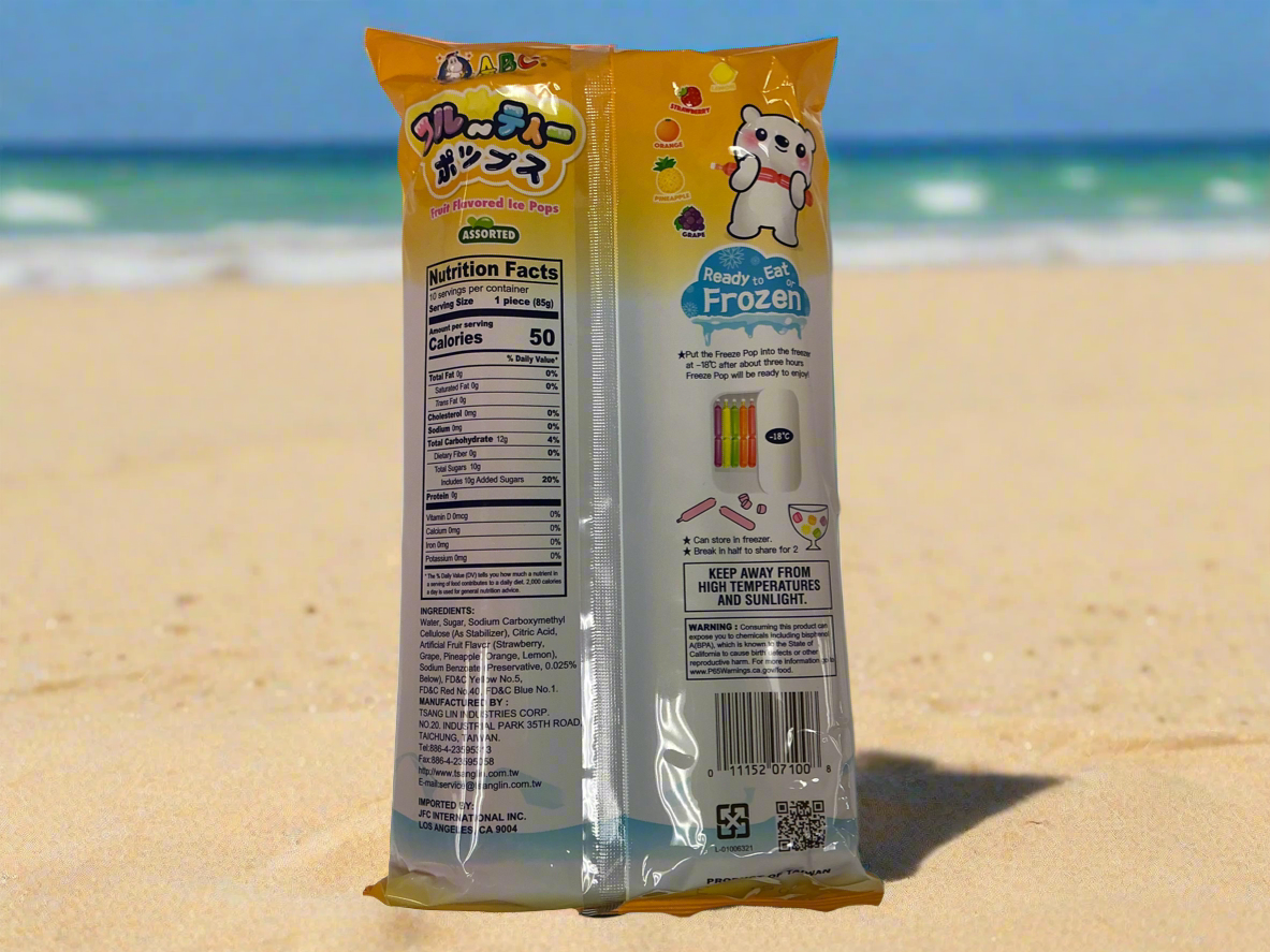 Fruit Flavored Ice Pop