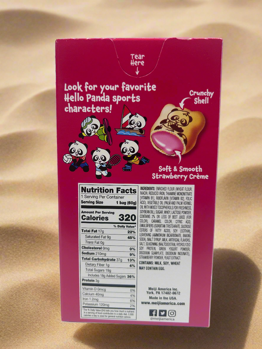 Hello panda Strawberry 2.1oz