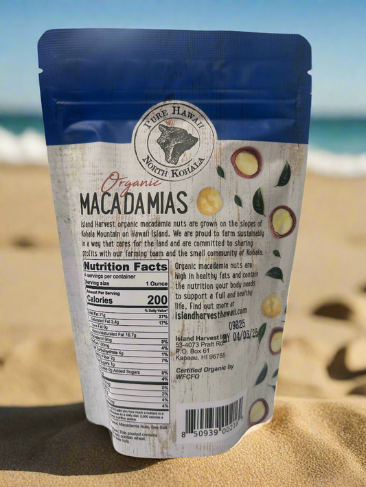 Macadamias sea salt 4oz